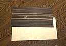 Macassar Ebony and Maple Headstock Overlays